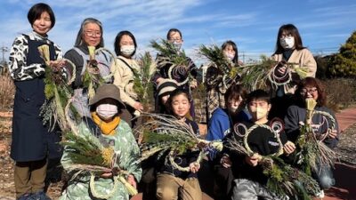 レモングラスしめ縄ワークショップ二日目